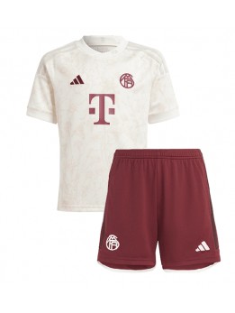 Otroški Nogometna dresi replika Bayern Munich Tretji 2023-24 Kratek rokav (+ hlače)